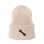Haftowana czapka beanie - KLUCZ PŁASKI