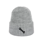 Haftowana dziecięca czapka beanie - KLUCZ PŁASKI