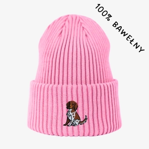 Haftowana bawełniana czapka beanie - MAŁY MÜNSTERLÄNDER