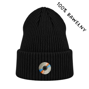 Haftowana bawełniana czapka beanie - PŁYTA CD