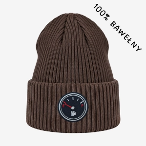 Haftowana bawełniana czapka beanie - REZERWA