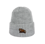 Haftowana dziecięca czapka beanie - PANDA CZERWONA (PANDKA RUDA)