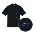 Męska haftowana koszulka polo NISSAN SKYLINE R-34 VTEC