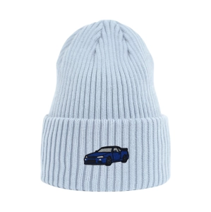 Haftowana czapka beanie - NISSAN SKYLINE R-34 VTEC