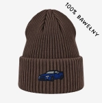 Haftowana bawełniana czapka beanie - NISSAN SKYLINE R-34 VTEC