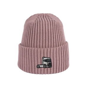 Haftowana dziecięca czapka beanie - CIĄGNIK SIODŁOWY TIR