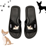 Klapki Kubota ŚPIĄCY CHIHUAHUA + personalizacja [RZEPY]