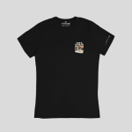T-shirt LOVE IS IN THE AIR FORCE - czarny