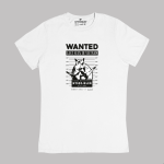 T-shirt damski Myszojeleń WANTED oversize