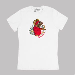 T-shirt damski oversize Myszojeleń POWER