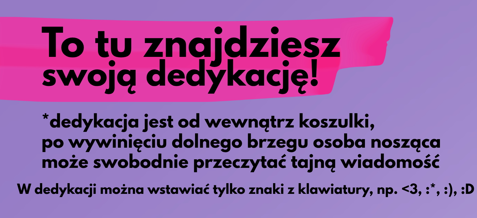 to tu znajdziesz swoją dedykację!